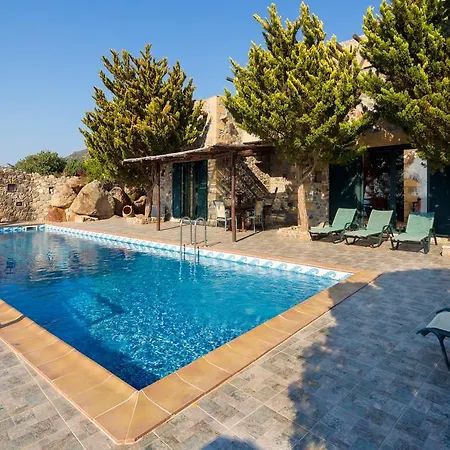Villa Sea-sunset Views Lefkothea With Private Pool Near Elafonissi